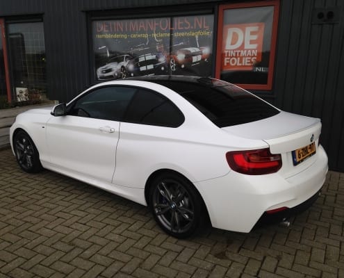 BMW 2-serie coupé blindering ramen