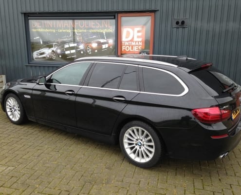 BMW 5-serie touring blindering ramen