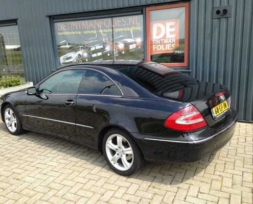 Mercedes c-coupe zwart blindering ramen