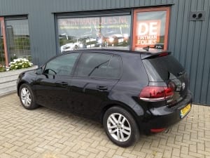 Volkswagen Golf zwart blindering ramen 02