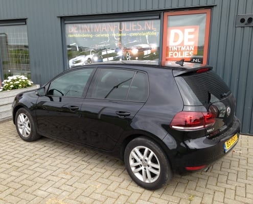 Volkswagen Golf zwart blindering ramen 02