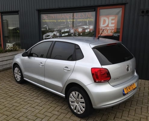 Volkswagen Polo zilver blindering ramen 02