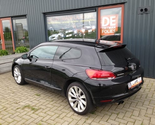 Volkswagen Scirocco zwart blindering ramen