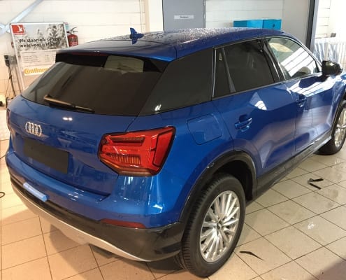 Audi Q2 blindering ramen