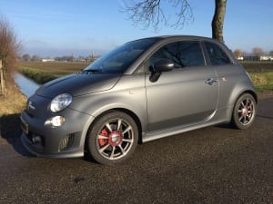 Fiat 500 Abarth Mat Grijs 1080-m261 Matte Dark Grey-12