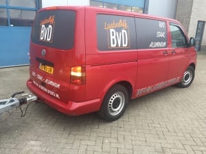 Lasbedrijf BVD reclame