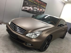 Mercedes CLS Wrap Mat Bruin 1080-M209 Matte Brown Metallic-3