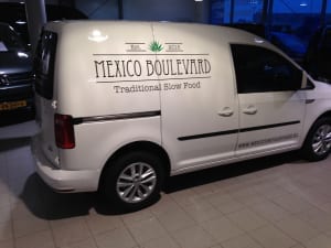 Mexico Boulevard reclame