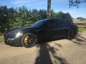 Porsche Pannamera Glans zwart 1080-G212 Gloss Black Metallic-8