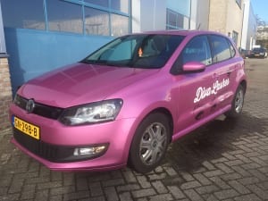 VW Polo Wrap Roze-4